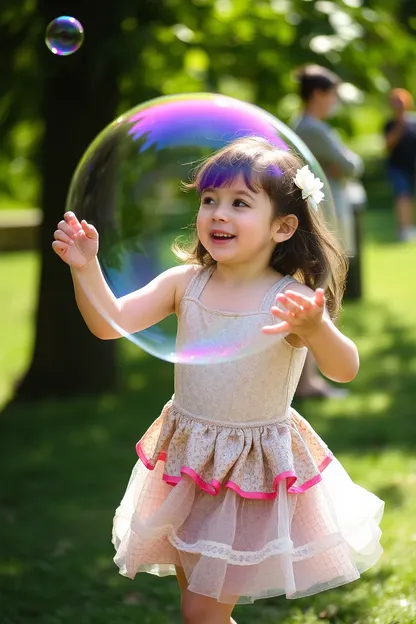 The Enchanting World of the Mysterious Bubble Girl