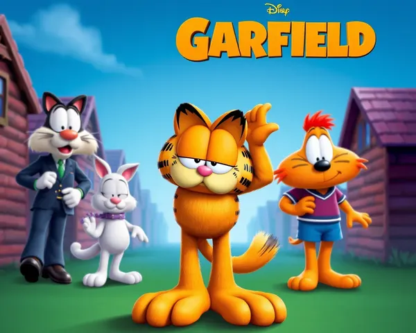 The Garfield Movie Poster PNG File