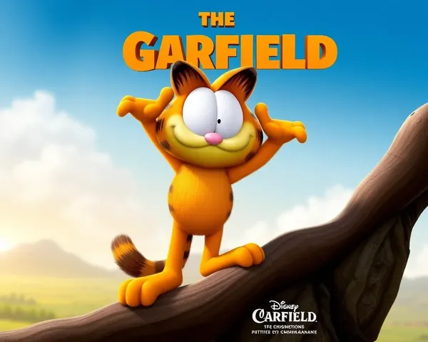 The Garfield Movie Poster PNG Image