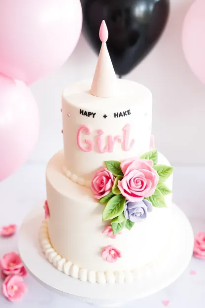 The Girl's Special Birthday Cake Gift