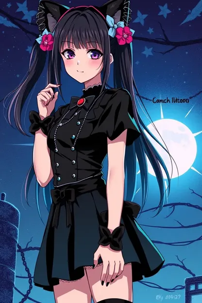 The Goth Anime Girl's Dark Fashion Trend