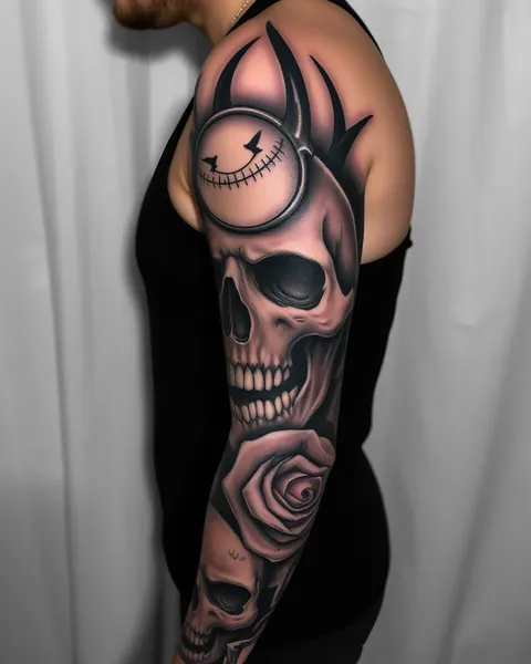 The Horror Tattoo Sleeve: A Symbol of Fear