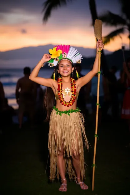 The Hula Girl Dance is a Tradition