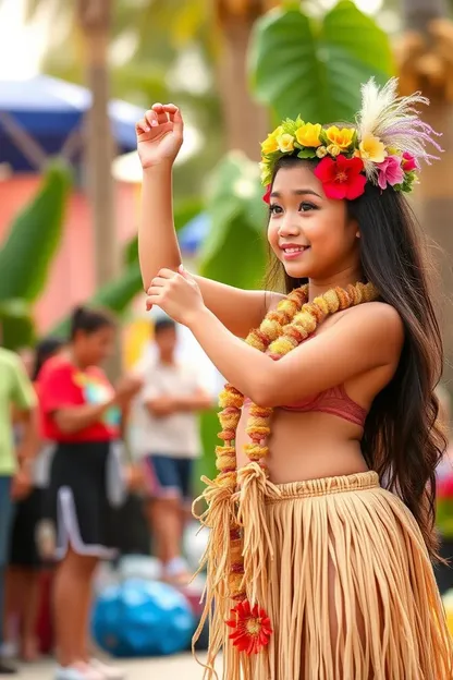 The Hula Girl Dance is a Tradition