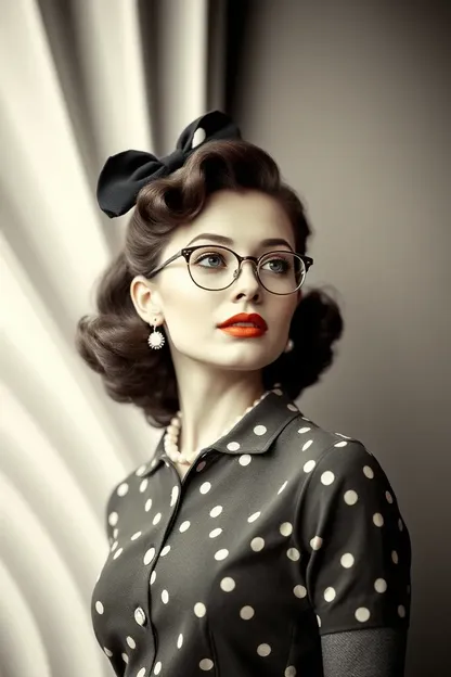 The Iconic 1950s Fashion Girl Style Emerged