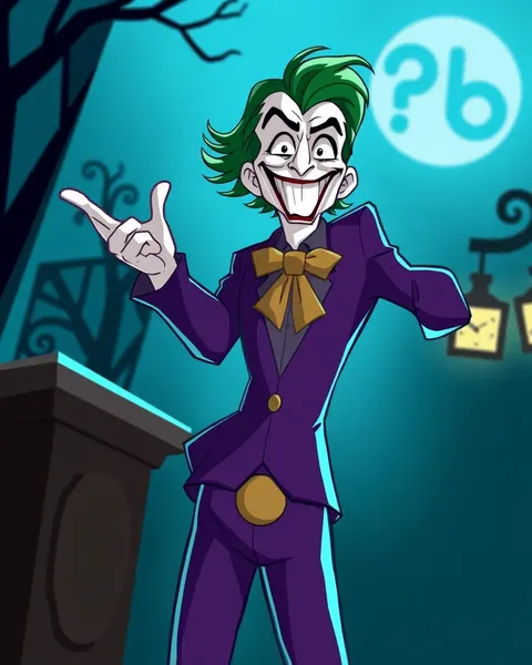 The Joker's Cartoon Images Capture His Mayhem