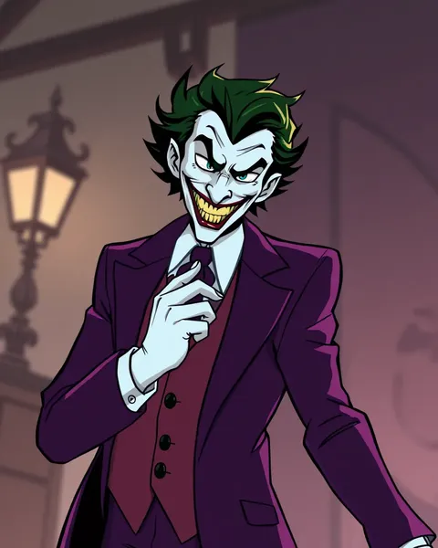 The Joker's Cartoon Images Portray His Chaos