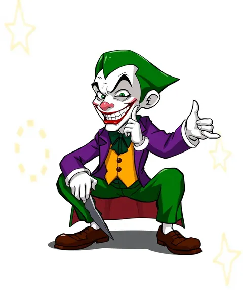 The Joker's Cartoon Images Reveal His Anarchy