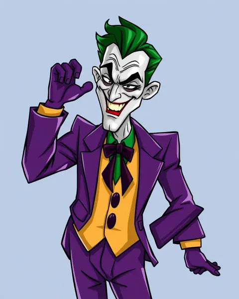 The Joker's Cartoon Images Unleash His Chaos