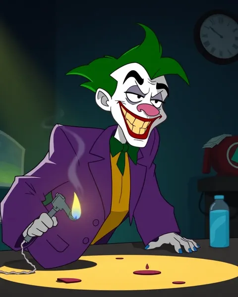 The Joker's Cartoon Pictures Unveiled