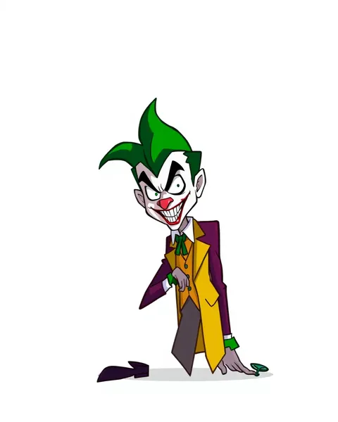 The Joker Cartoon Picture Reveals Clown's Dark Humor