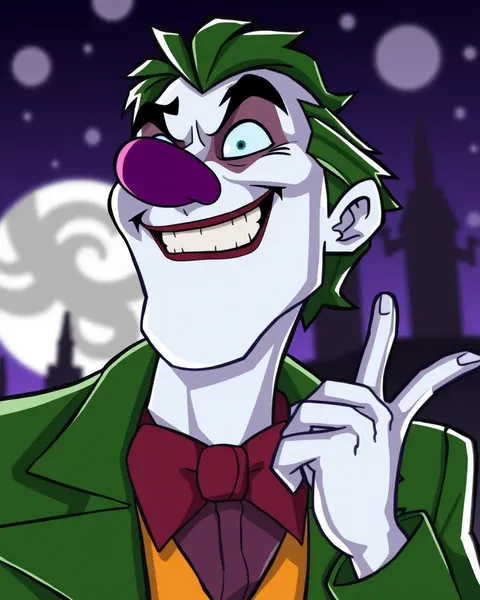 The Joker Cartoon Pictures Displayed