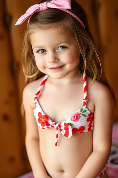 The Little Girl in Her Bikini