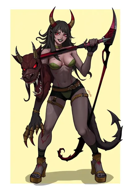 The Monster Girl Hellhound's Hellish Laughter