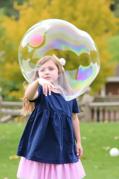 The Mysterious Bubble Girl: A Whimsical Adventure