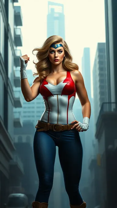 The Power Girl Boobs Sensation