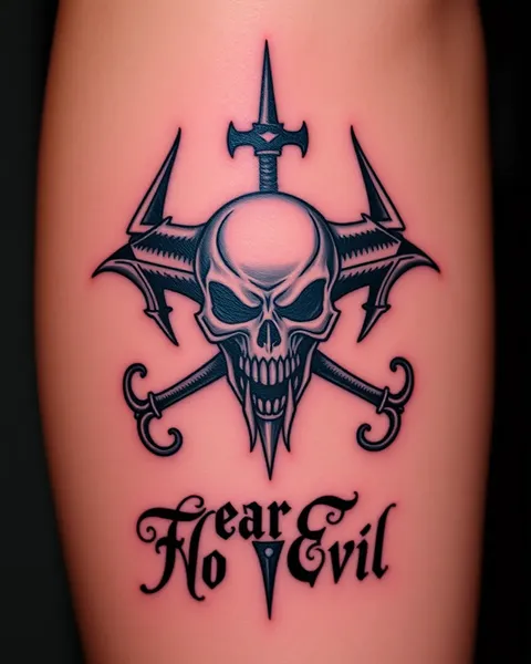 The Power of Fear No Evil Tattoo in Life