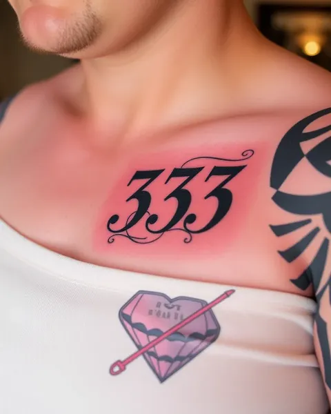 The Power of the 333 Tattoo: A Symbol of Courage