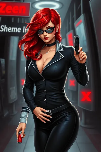 The Red Girl Agent Zeena's Debut