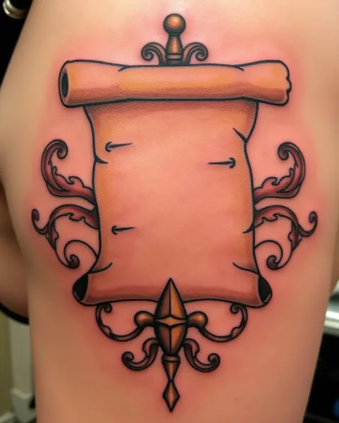 The Story Behind Tattoo of a Scroll Tattoo