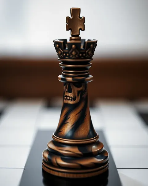 The Tattoo King's Chess Piece Design Concept