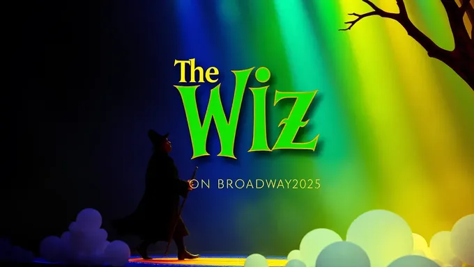 The Wiz 2025 Broadway Show Premiere Date