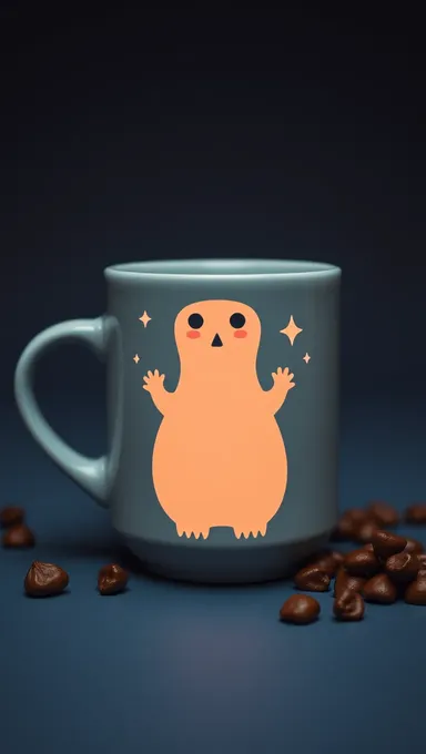 The boob coffee mug is My Happiness