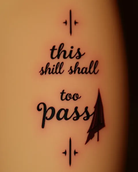 This Shall Too Pass Tattoo Symbolic Meaning