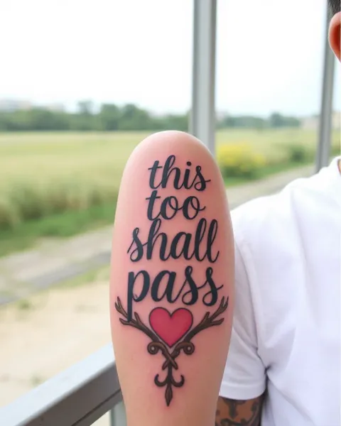 This Too Shall Pass Tattoo Design and Symbolism