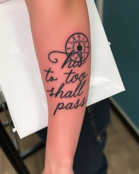 This Too Shall Pass Tattoo Meaning and Design Symbolism