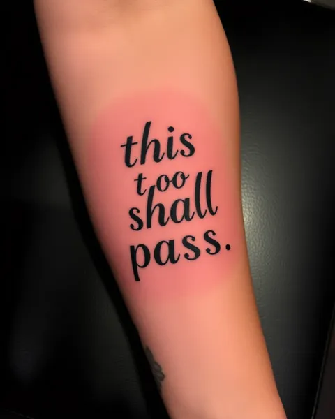 This Too Shall Pass Tattoo Symbolism and Meaning