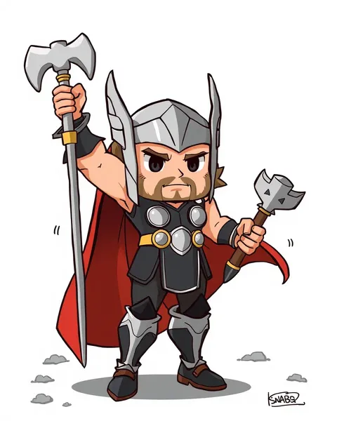 Thor Cartoon Images: Classic Animated Superhero Series