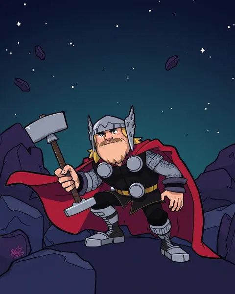 Thor Cartoon Images: Classic Comic Book Adaptations