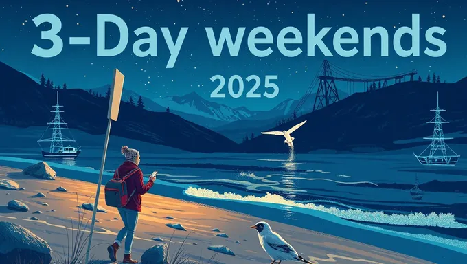 Three Day Weekends in 2025 Dates Announced