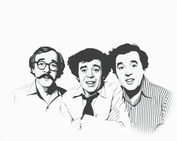 Three Stooges Transparent PNG Image Detected