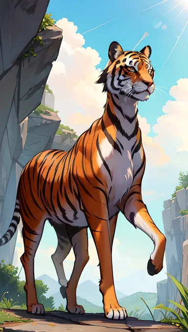 Tigress R34: Exotic Animal with Distinct Features