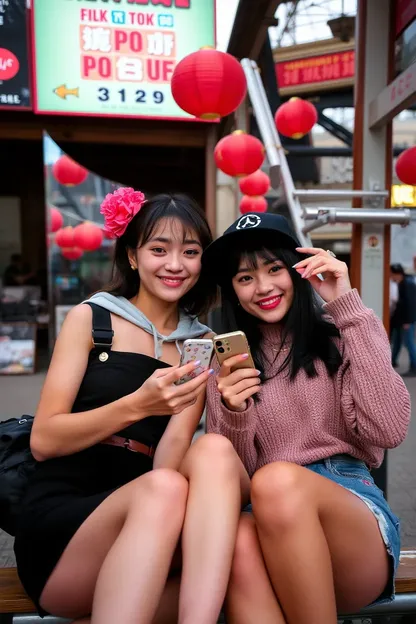 TikTok Girls Share Nude Content Online