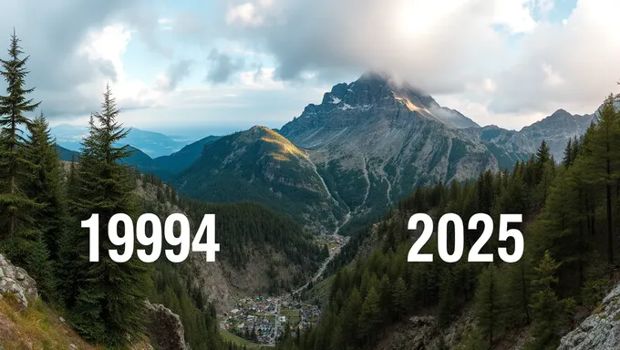 Timeframe of Years Between 1994 and 2025