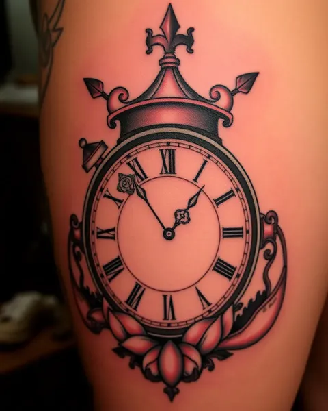 Timeless Clock Tattoo: A Permanent Symbol of Enduring Love