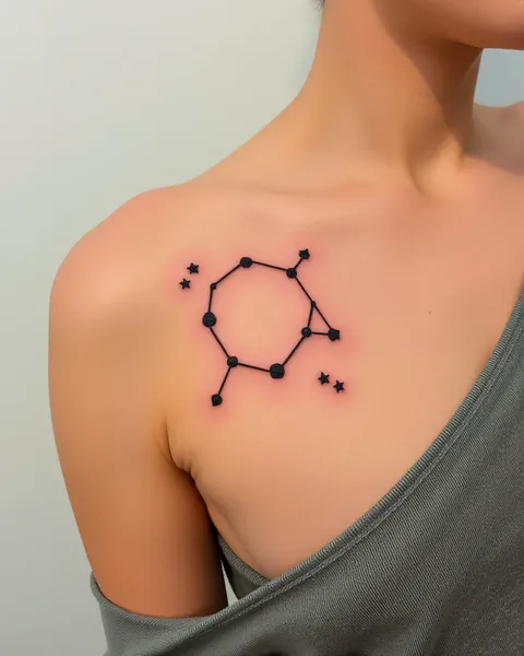 Timeless Constellation Tattoos for the Eternally Romantic