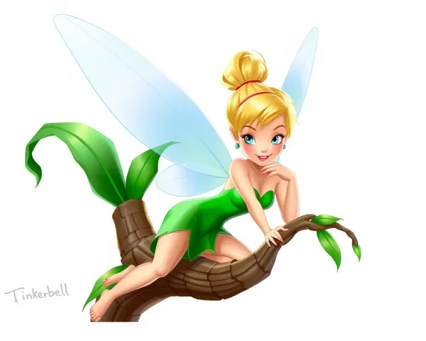 Tinkerbell PNG File Format Icon Design