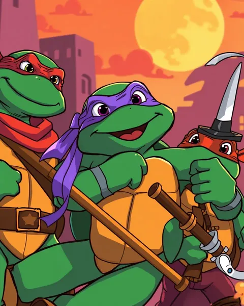 Tmnt Cartoon Pictures Artwork Collection