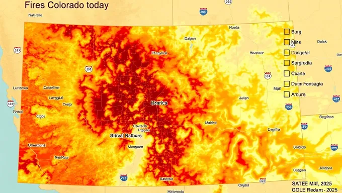 Today's Colorado 2025 Fires Map and Information