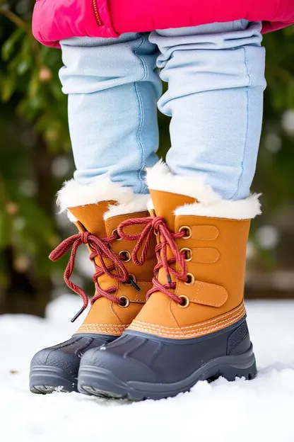 Toddler Girl Snow Boots for Winter Adventures