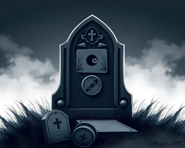 Tombstone PNG Image for Digital Design