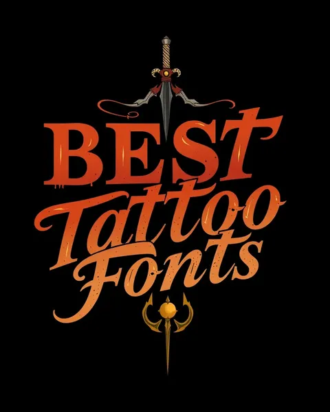 Top Rated Best Tattoo Fonts for Professional Artists