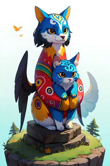 Totem Pole Animals Pictures Symbolize Ancestry