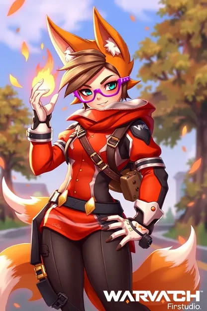 Tracer Fox Girl Overwatch Fireboxstudio Title