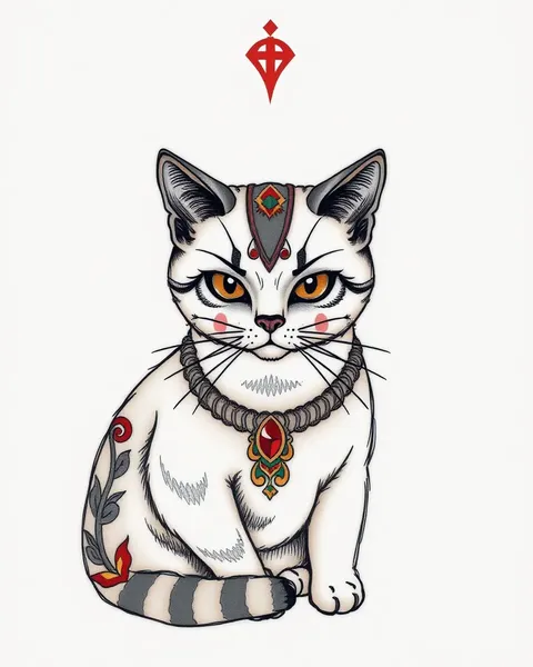 Traditional Cat Tattoo Artists and Their Masterpieces