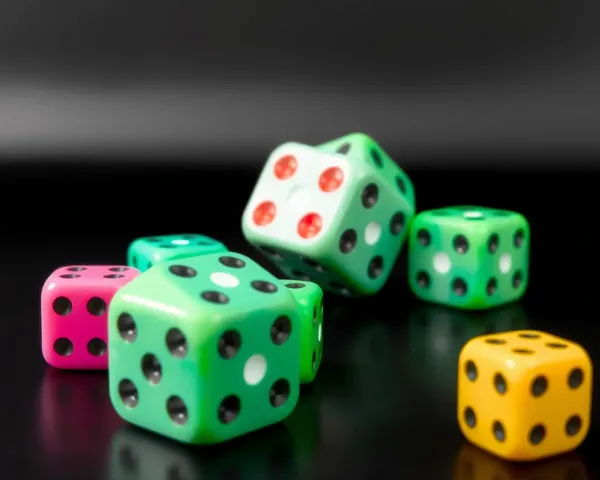 Transparent Background Rolling Dice PNG Graphic